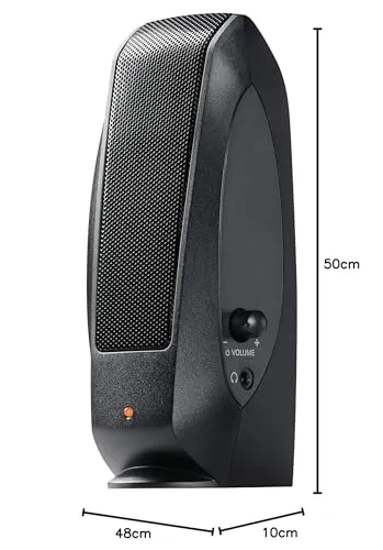 Logitech S120 casse stereo nero 2.0 jack 3,5mm