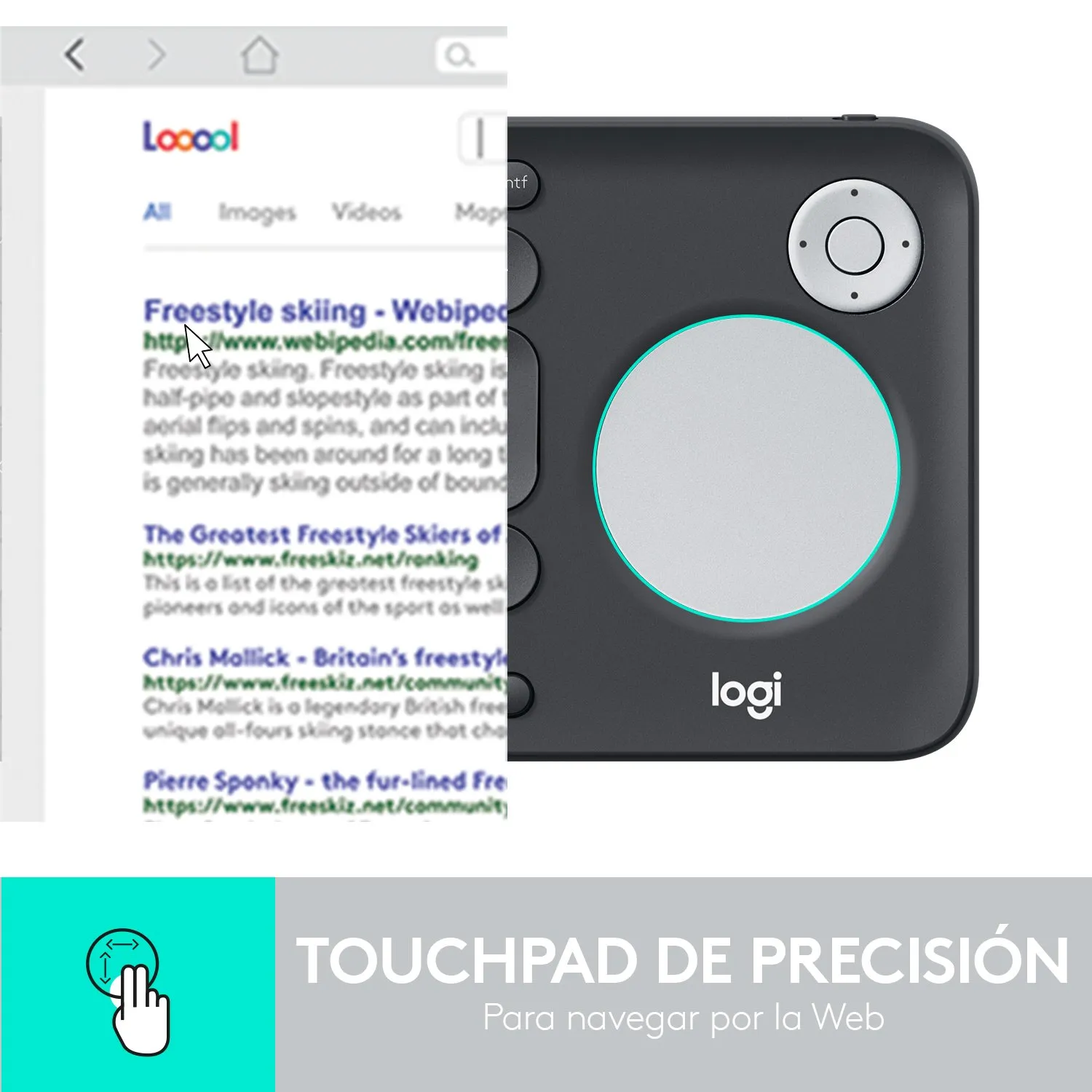 Logitech K600 tastiera wireless TV touchpad