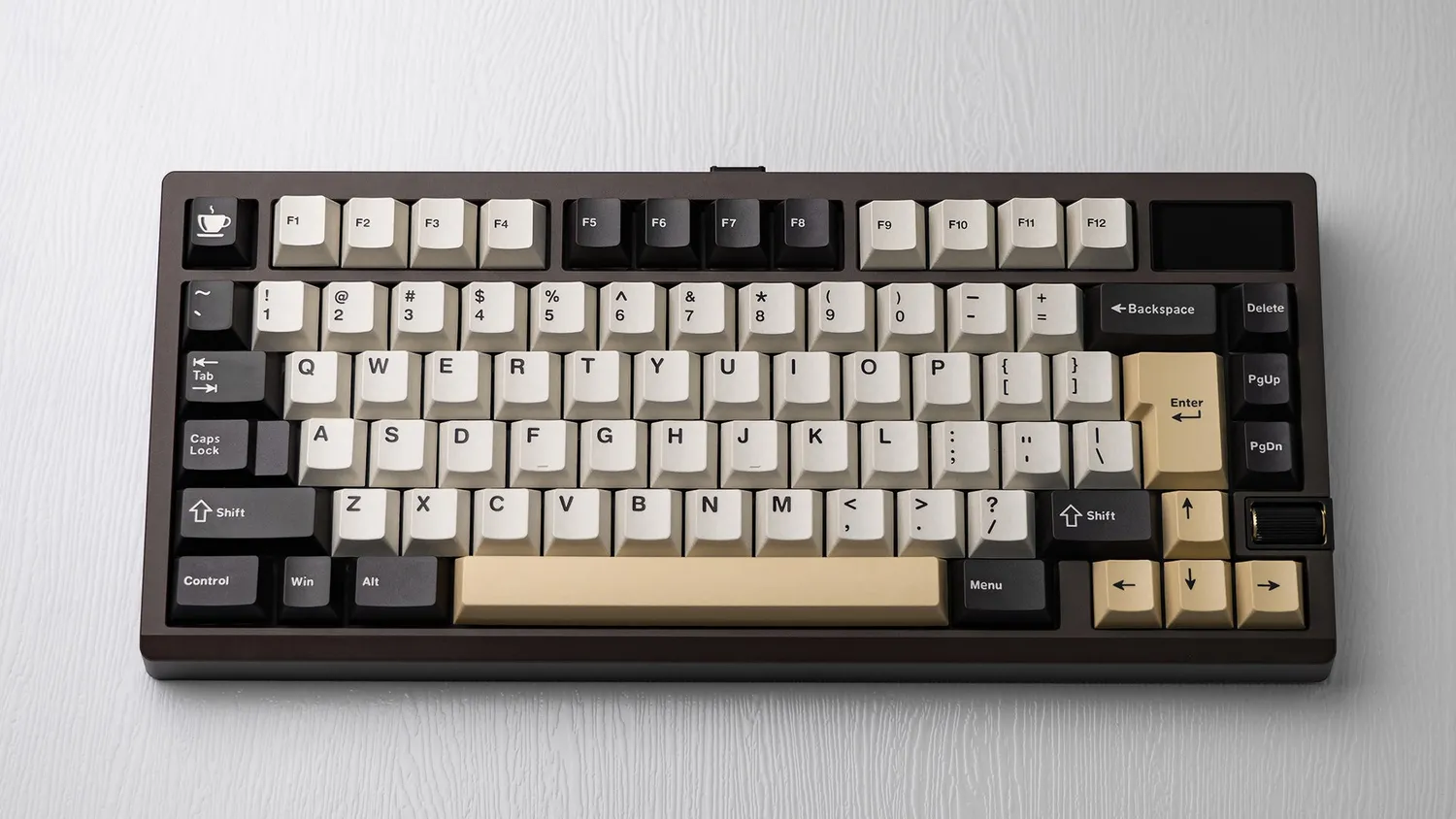 CoffeeKeys Zoom75 TIGA tastiera Forest Green barebone tri-mode