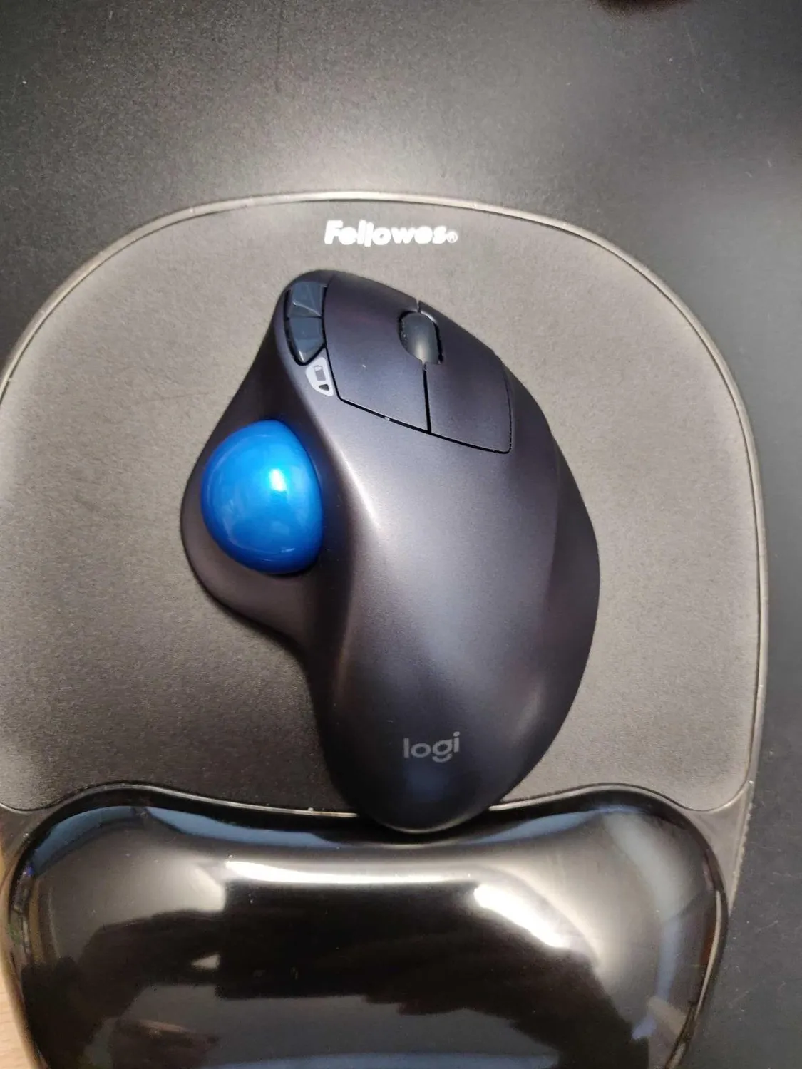 Logitech M570 trackball mouse wireless ergonomico