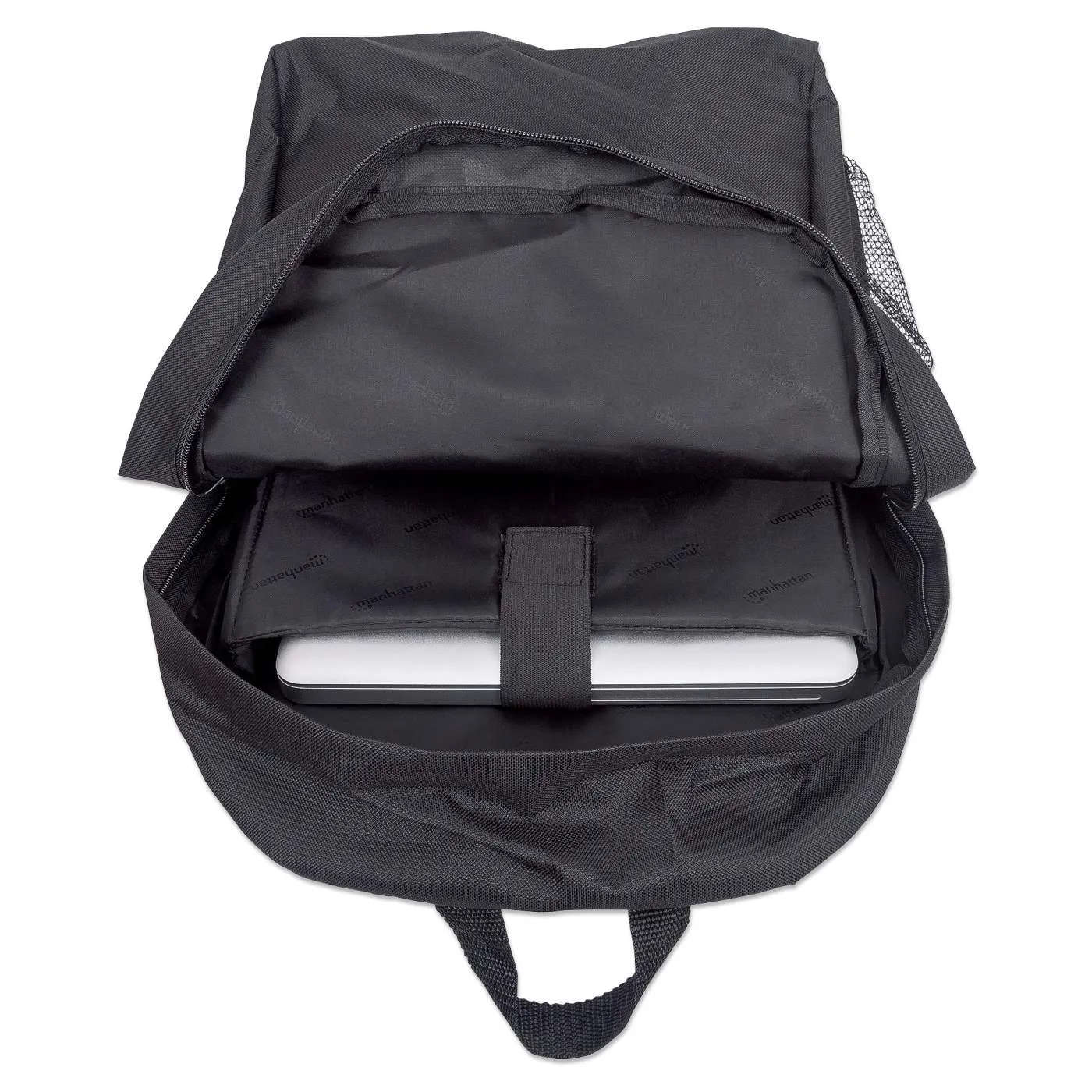 Manhattan Knappack Zaino Porta PC 15,6" Nero Leggero