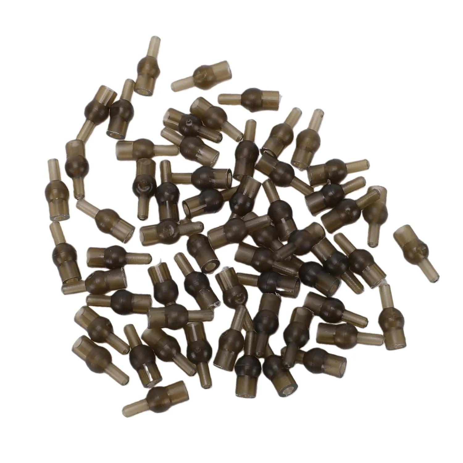 Zunate 60 pezzi gommini nodi pesca sleeves gomma