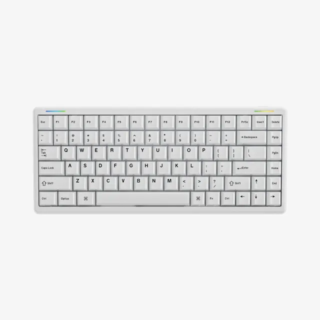Cerakey Zen75 tastiera low-profile ceramica case bianco