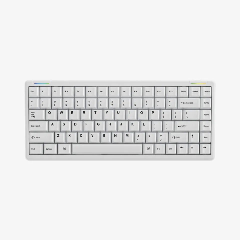 Cerakey Zen75 tastiera low-profile ceramica case bianco