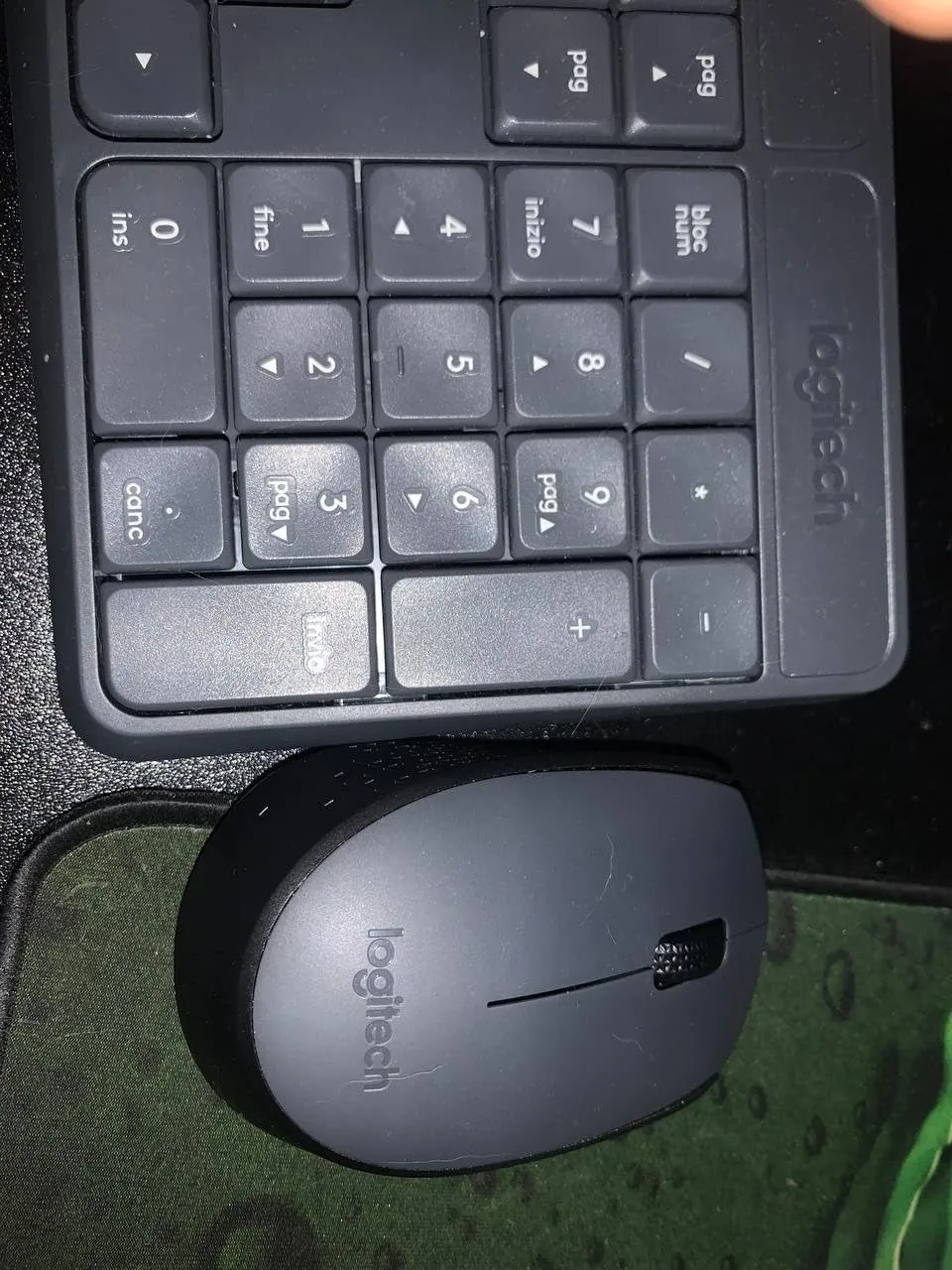 Logitech MK235 kit tastiera e mouse wireless ITA