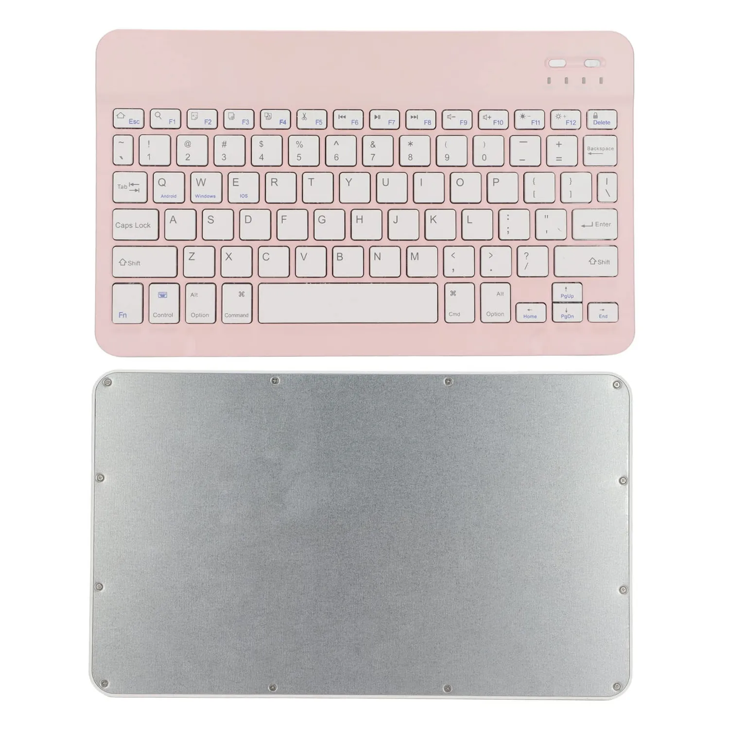 Zunate tastiera Bluetooth wireless rosa mini 40h