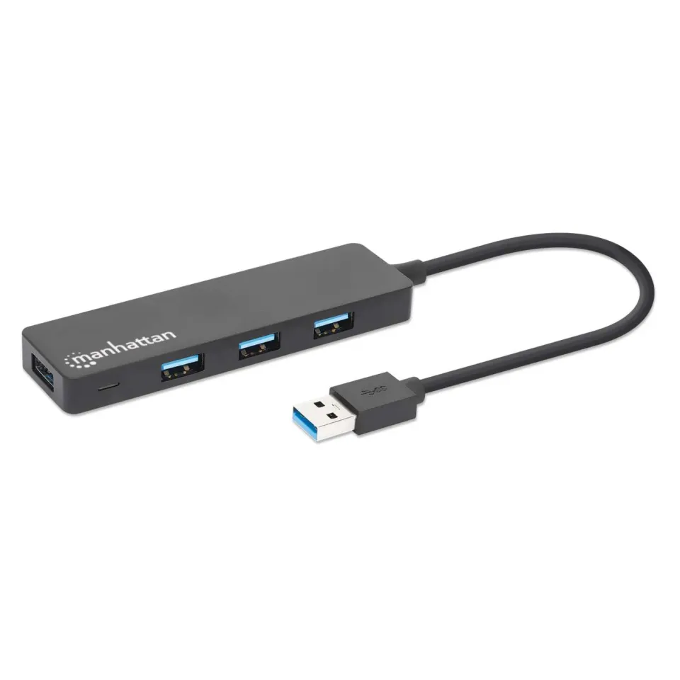Manhattan 4 Porte Hub USB 3.0 Type-A 5 Gbps alimentato bus
