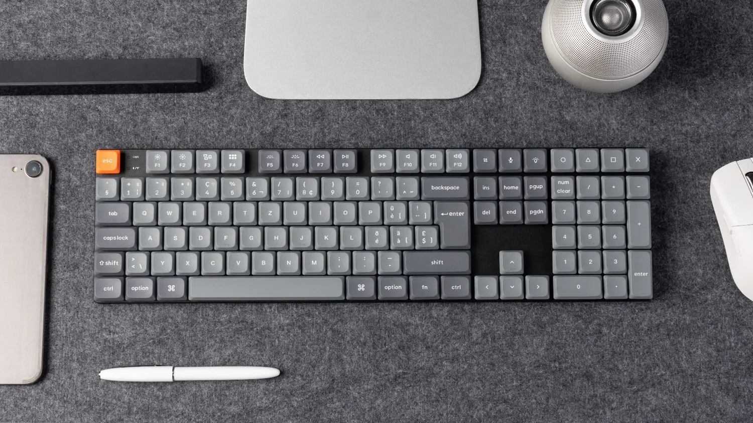 Keychron K5 Max tastiera low-profile full-size ISO-IT RGB