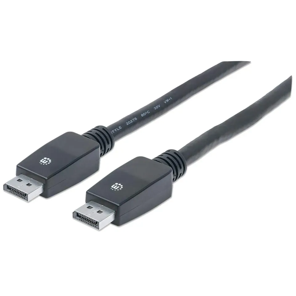 Manhattan Cavo DisplayPort 4K 60Hz 10 m nero