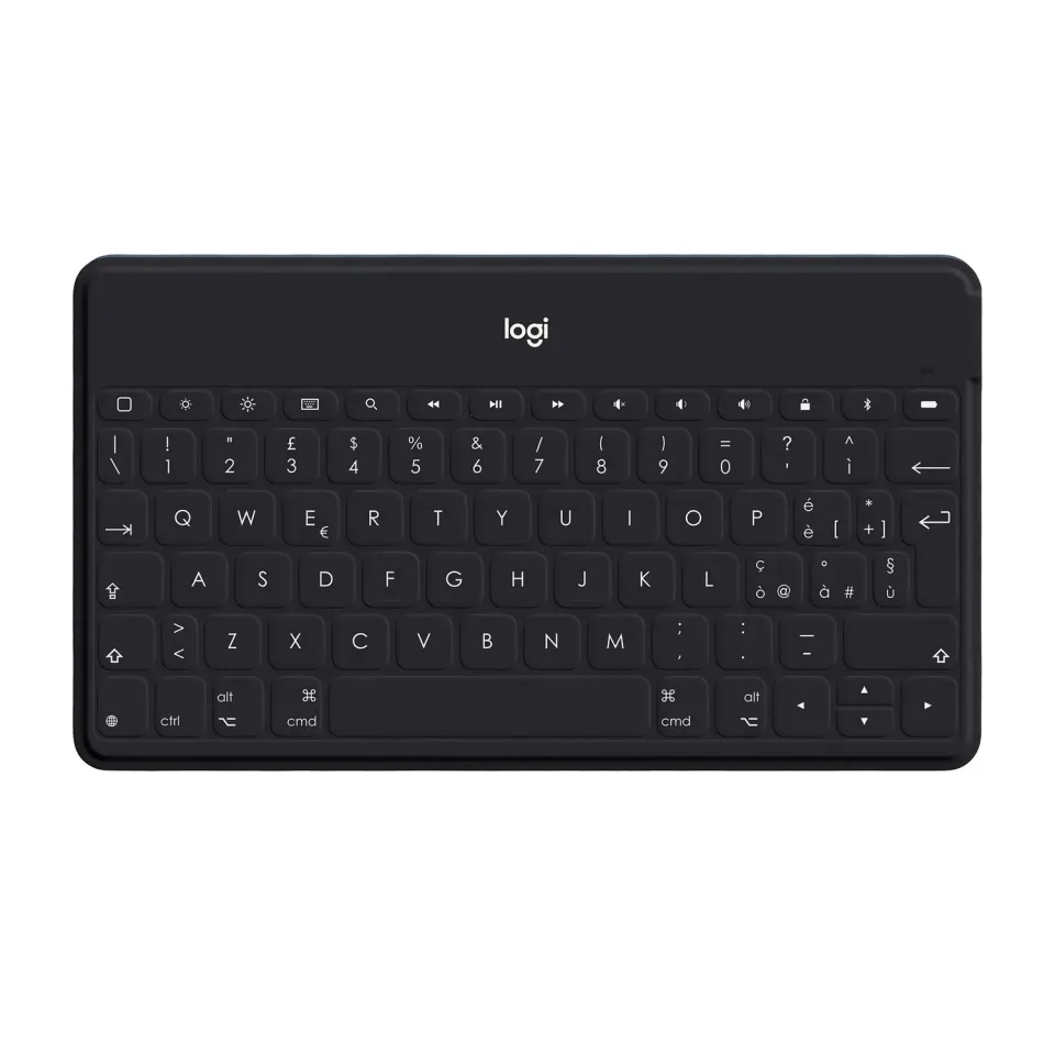 Logitech Keys-To-Go tastiera Bluetooth nera leggera