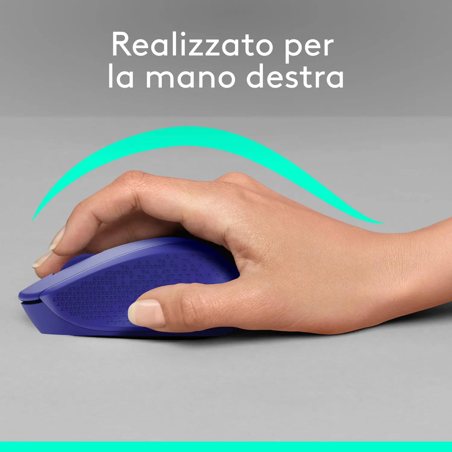 Logitech M330 Silent Plus mouse wireless blu silenzioso