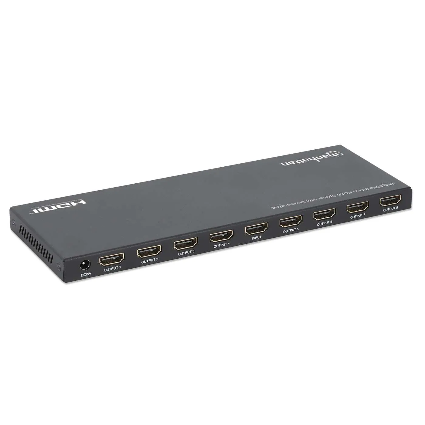 Manhattan 4K@60Hz splitter HDMI 8 porte con downscaling