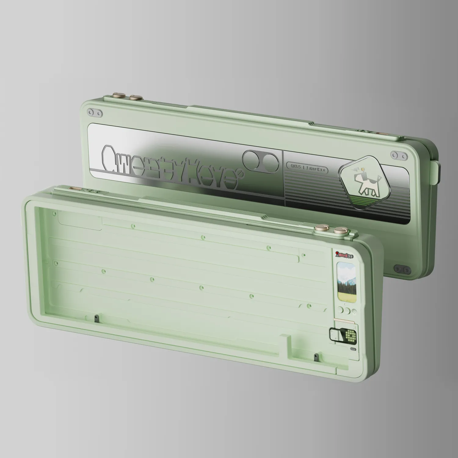 QK65 Mk3 tastiera Console tri-mode flex-cut