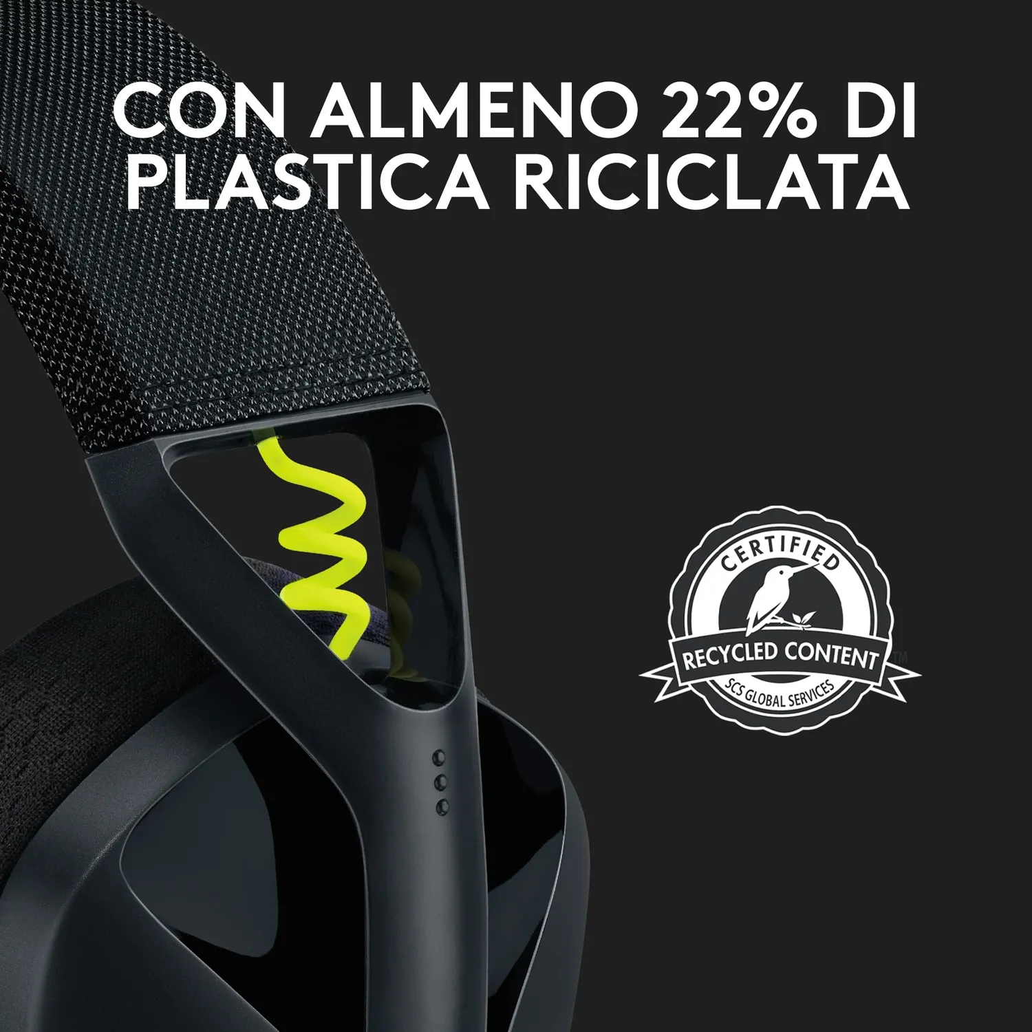 Logitech G G435 cuffie gaming wireless nere Bluetooth