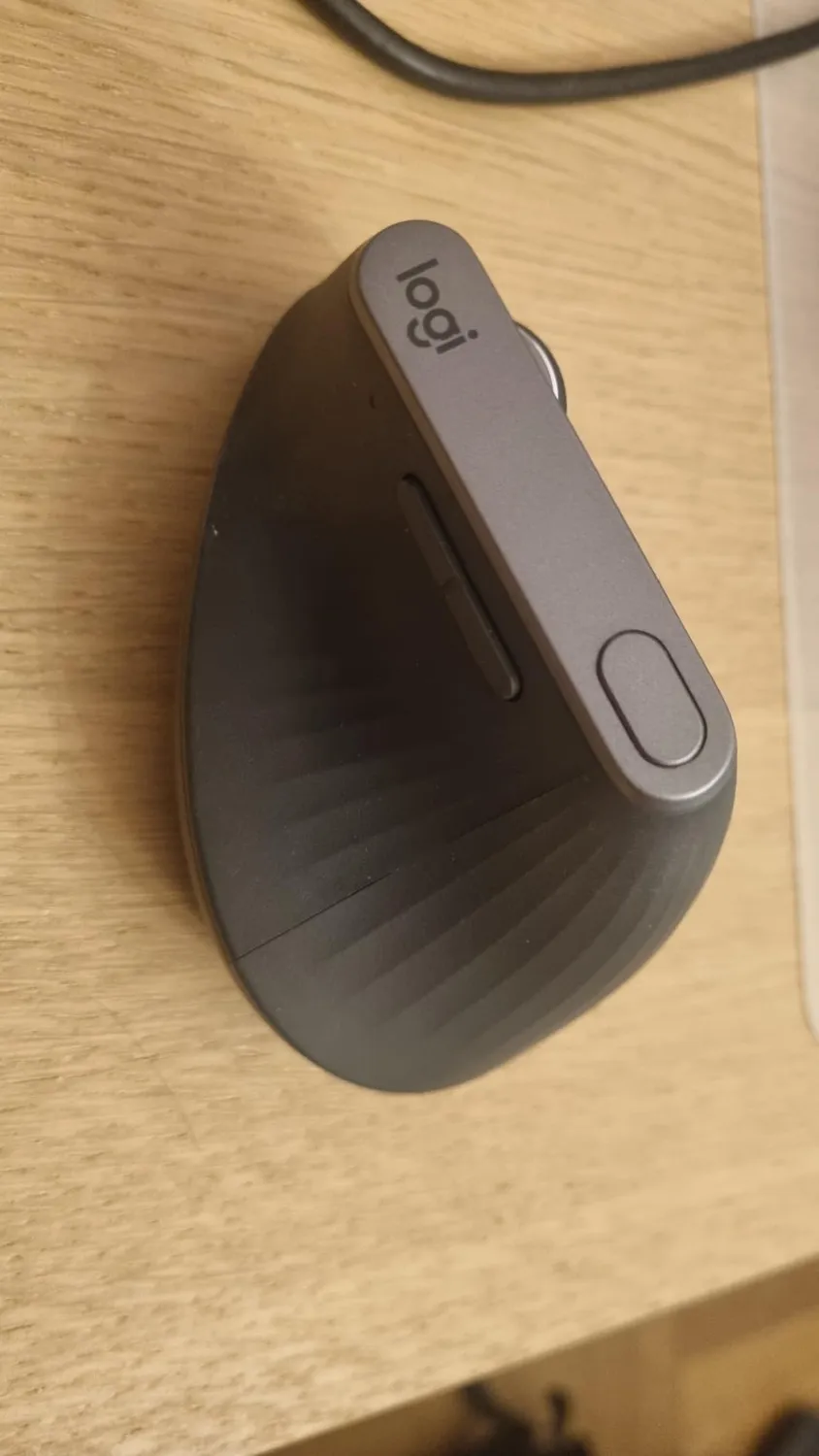 Logitech MX Vertical mouse wireless ergonomico 4000dpi grafite