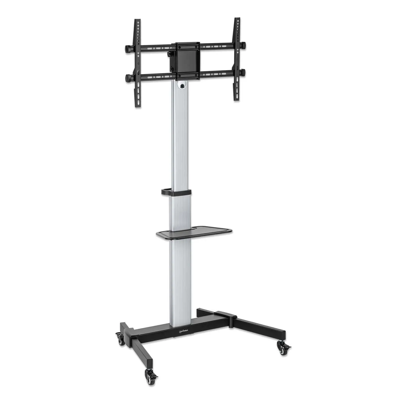 Manhattan Carrello TV Alluminio 37"-86" 50 kg con Ruote