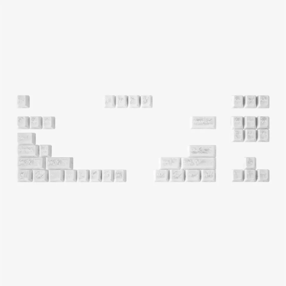 Cerakey B Set TKL Ice Crystal keycap ceramica 87 tasti