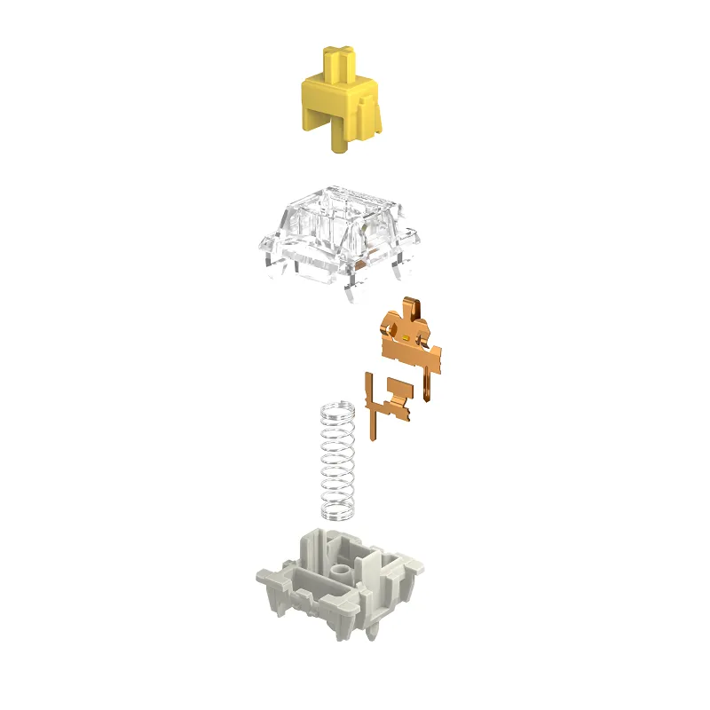 Gateron G Pro 2.0 Yellow switch lineare 3 pin PCB