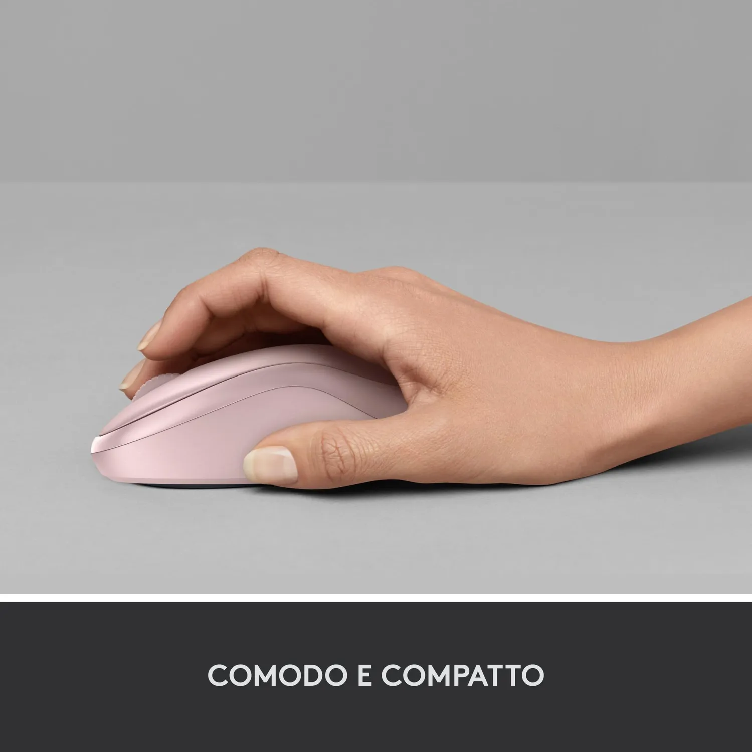 Logitech M220 Silent Mouse Wireless Rosa 18 Mesi