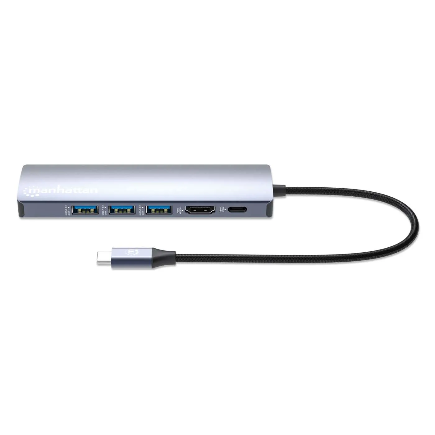 Manhattan Docking station USB-C 6-in-1 4K HDMI