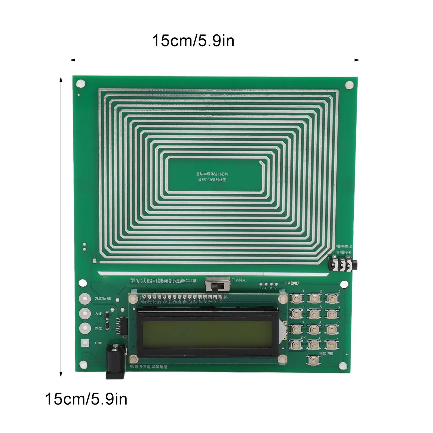 Zunate Generatore Onde 7,83 Hz USB 0,01-100000 Hz rilassante