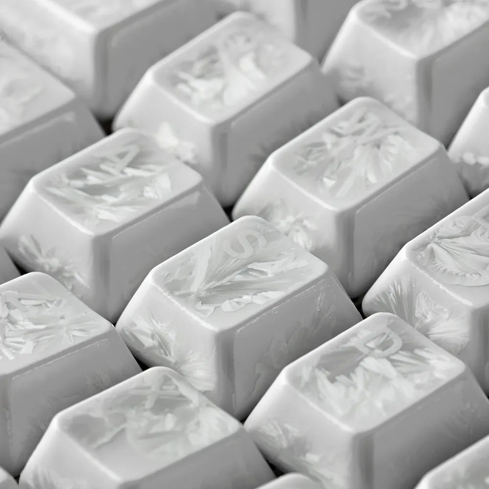 Cerakey B Set TKL Ice Crystal keycap ceramica 87 tasti