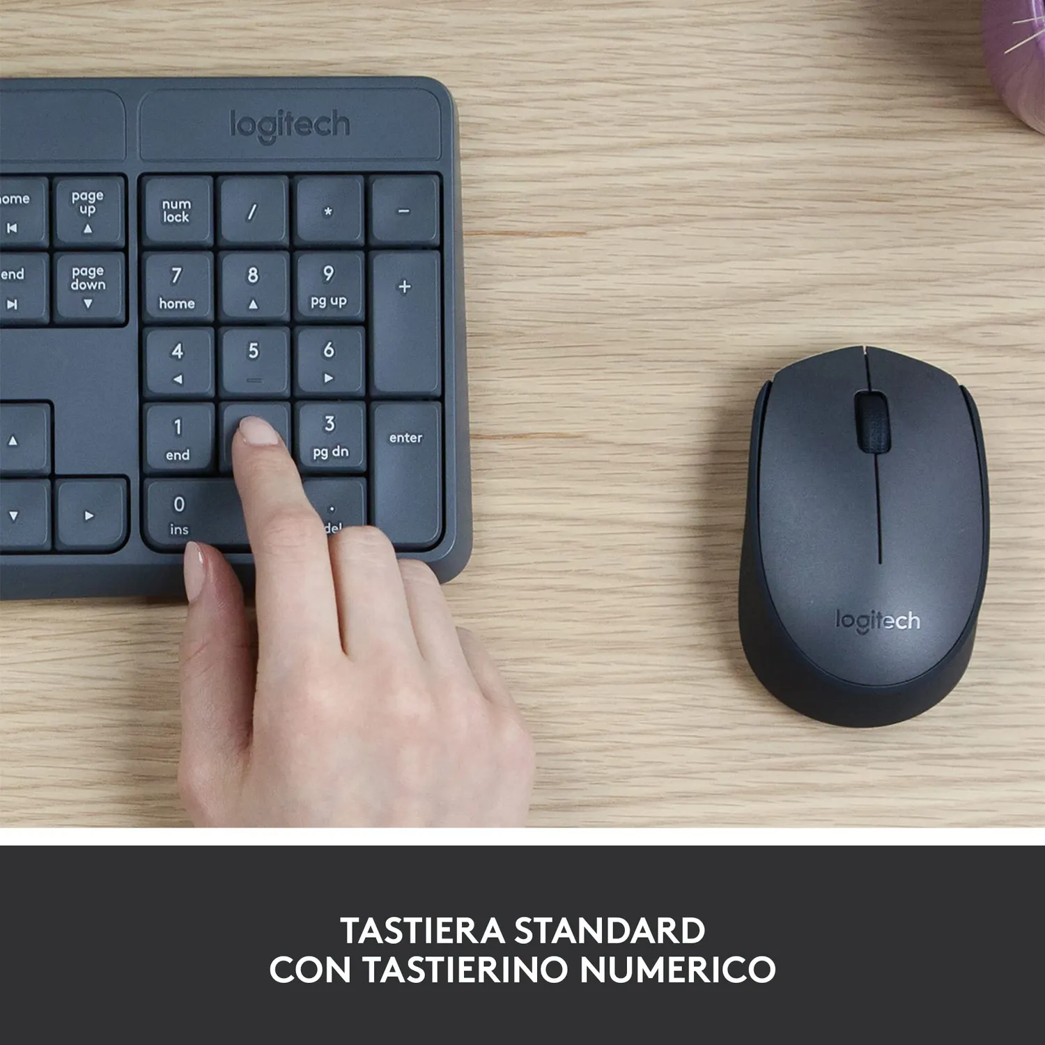 Logitech MK235 kit tastiera e mouse wireless ITA