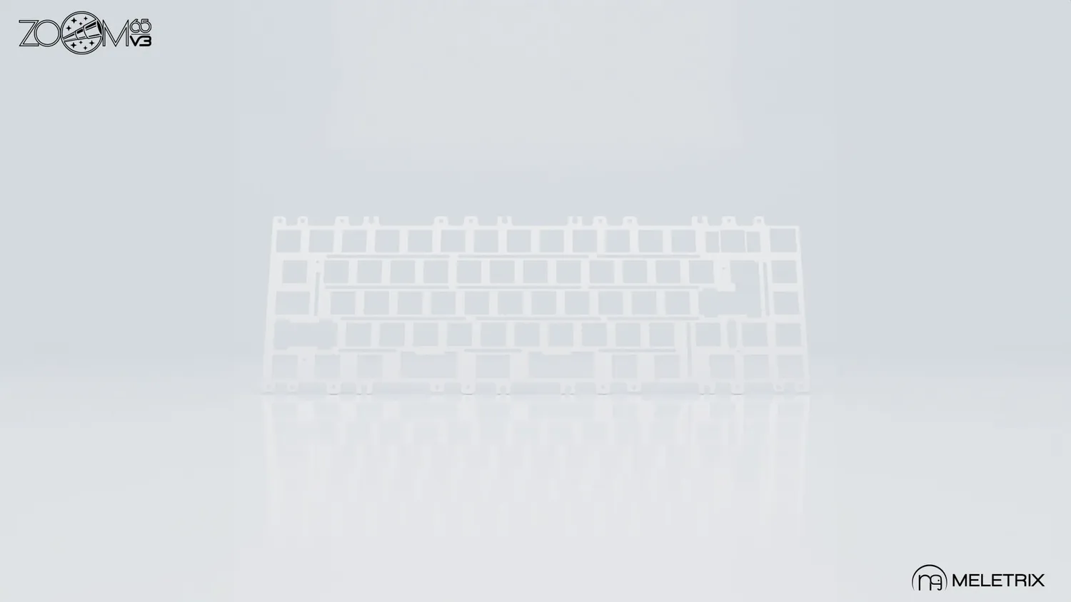Meletrix Zoom65 V3 plate PC per tastiera