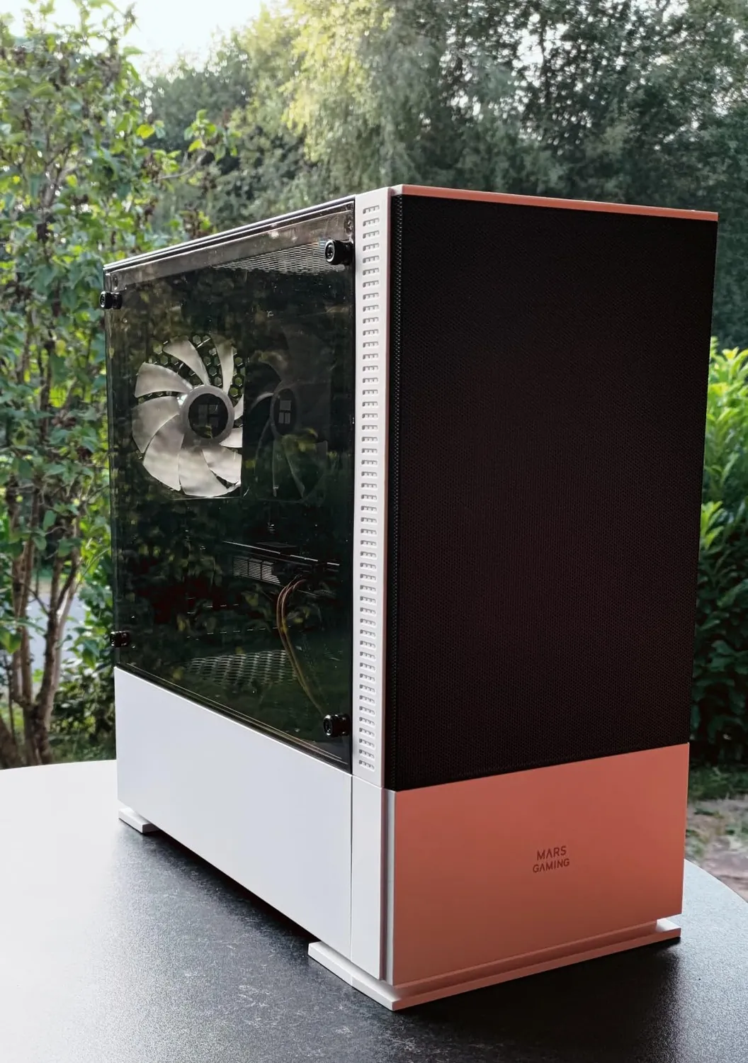 Mars Gaming MC-Z case PC MicroATX bianco mesh RGB