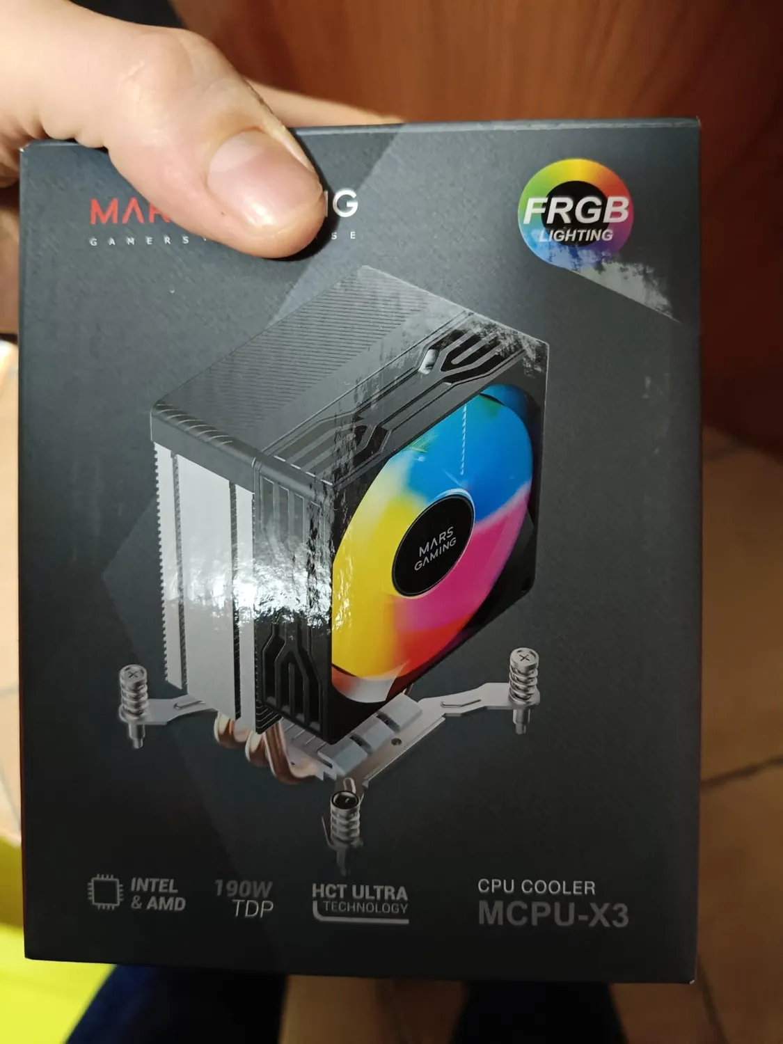 Mars Gaming MCPU-X3 dissipatore CPU 190W nero Intel AMD