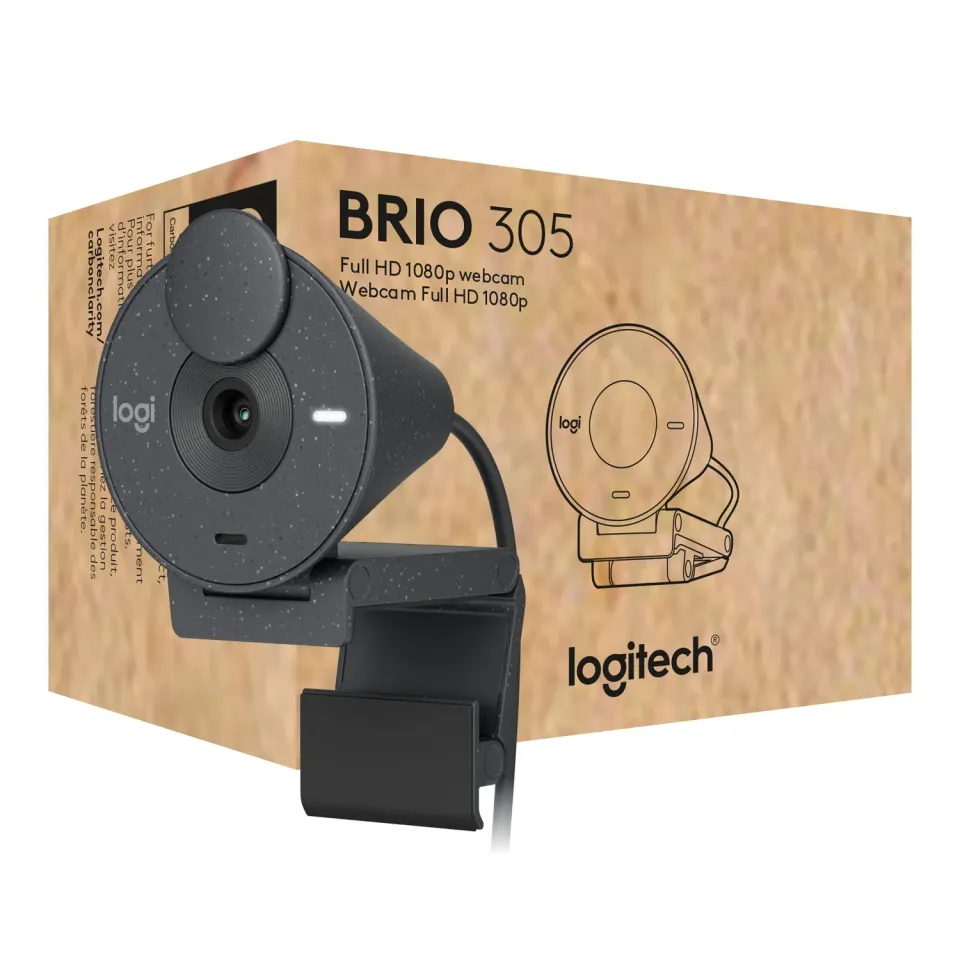 Logitech Brio 305 webcam Full HD USB-C con otturatore