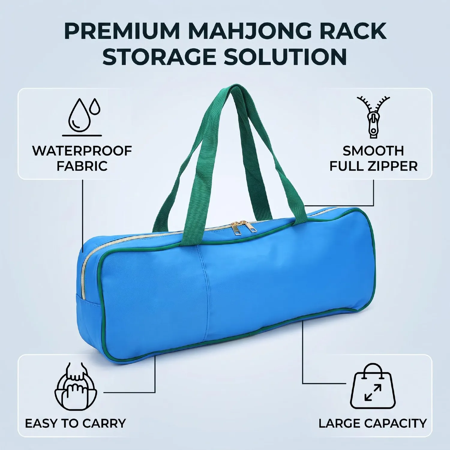 Zunate borsa porta rack mahjong grande viaggio