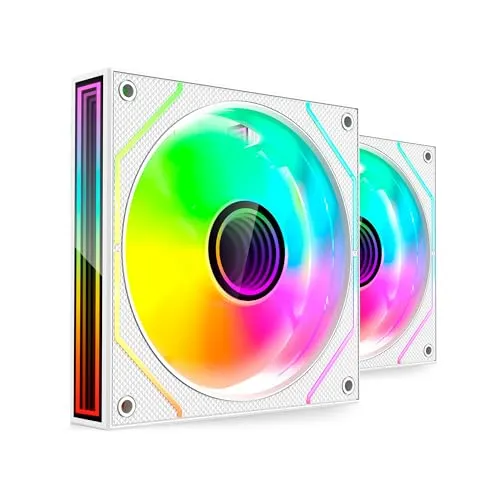 Mars Gaming MF-3DPROX2 ventole PC 120mm kit 2 pz bianco ARGB