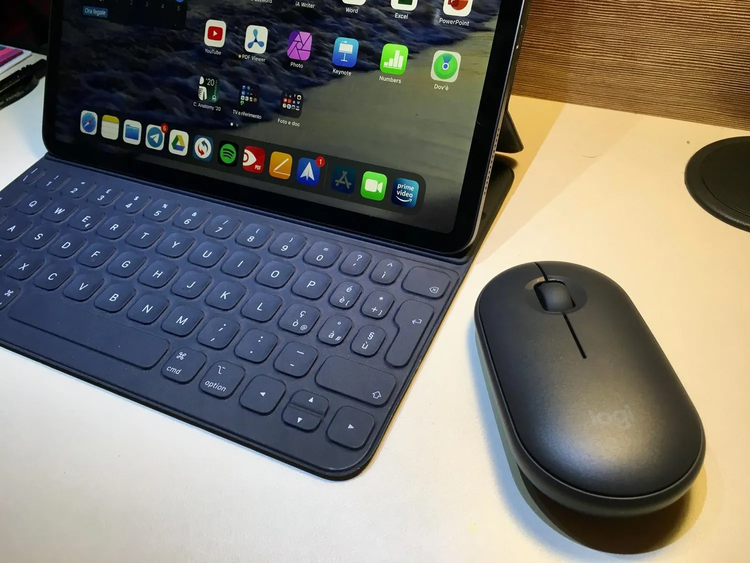 Logitech Pebble M350 mouse wireless grafite silenzioso