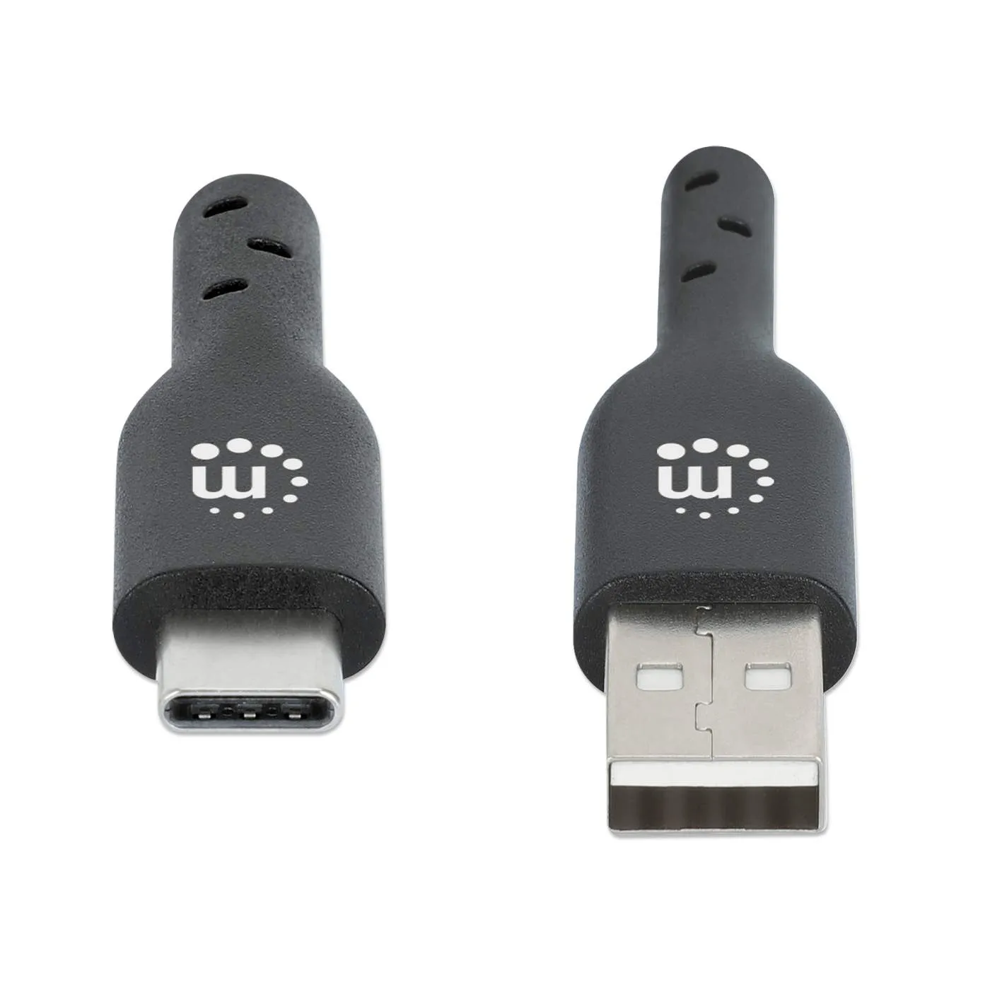 Manhattan Cavo USB-C 3m Nero Hi-Speed 480 Mbps