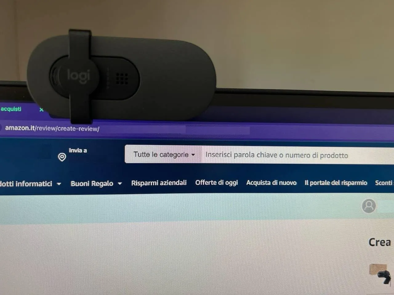 Logitech Brio 105 webcam Full HD 1080p con otturatore
