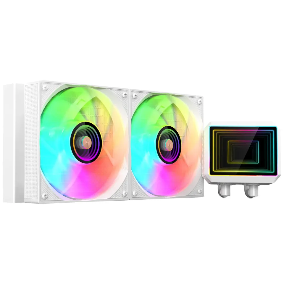 Mars Gaming ML-TWO240 Dissipatore Liquido Bianco ARGB 450W