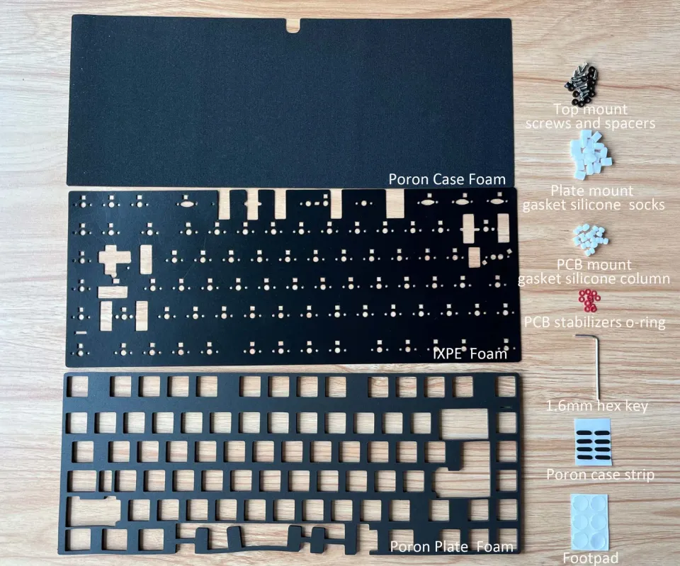 CoffeeKeys MKC75 PCB tastiera Flex Cut Hotswap tri-mode