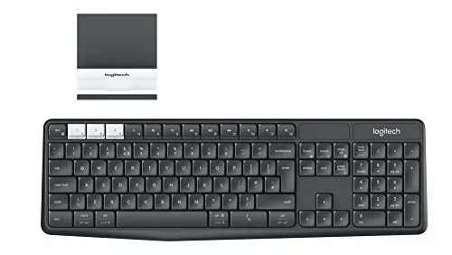 Logitech K375s tastiera wireless italiana nera con stand