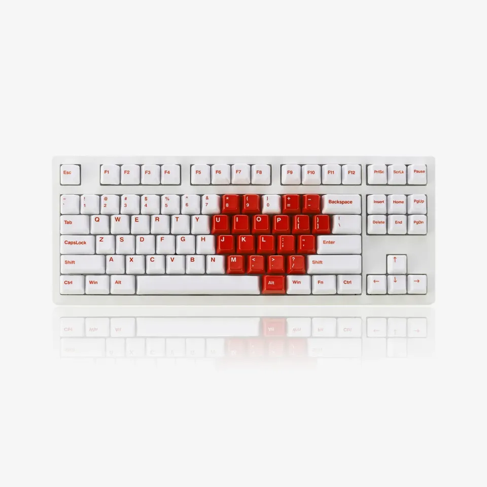 Cerakey Heart of Love keycap ceramica Red Heart