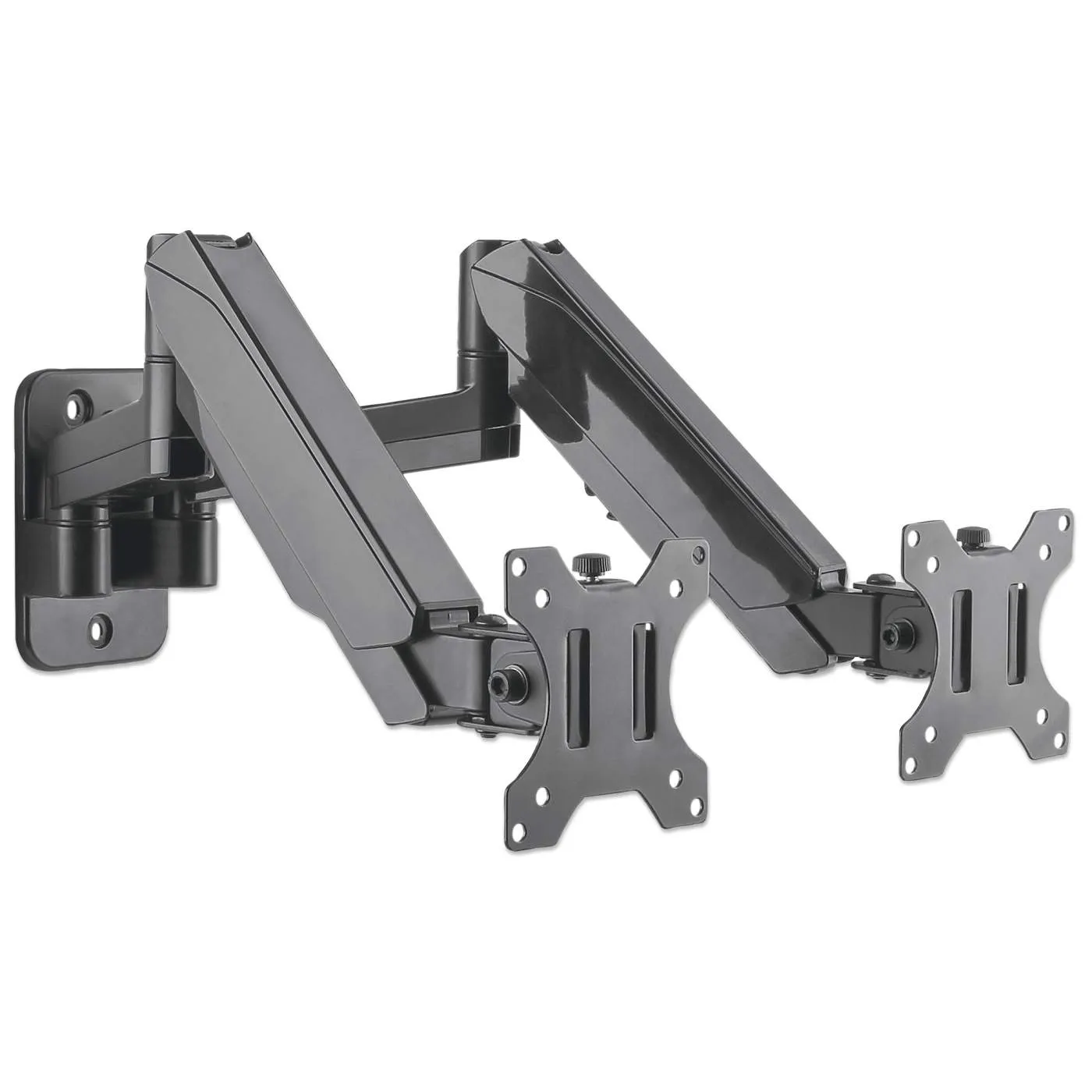 Manhattan supporto 2 monitor a muro 17-32" gas 8kg