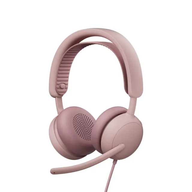 Logitech Zone Wired 2 cuffie con microfono USB rosa ANC