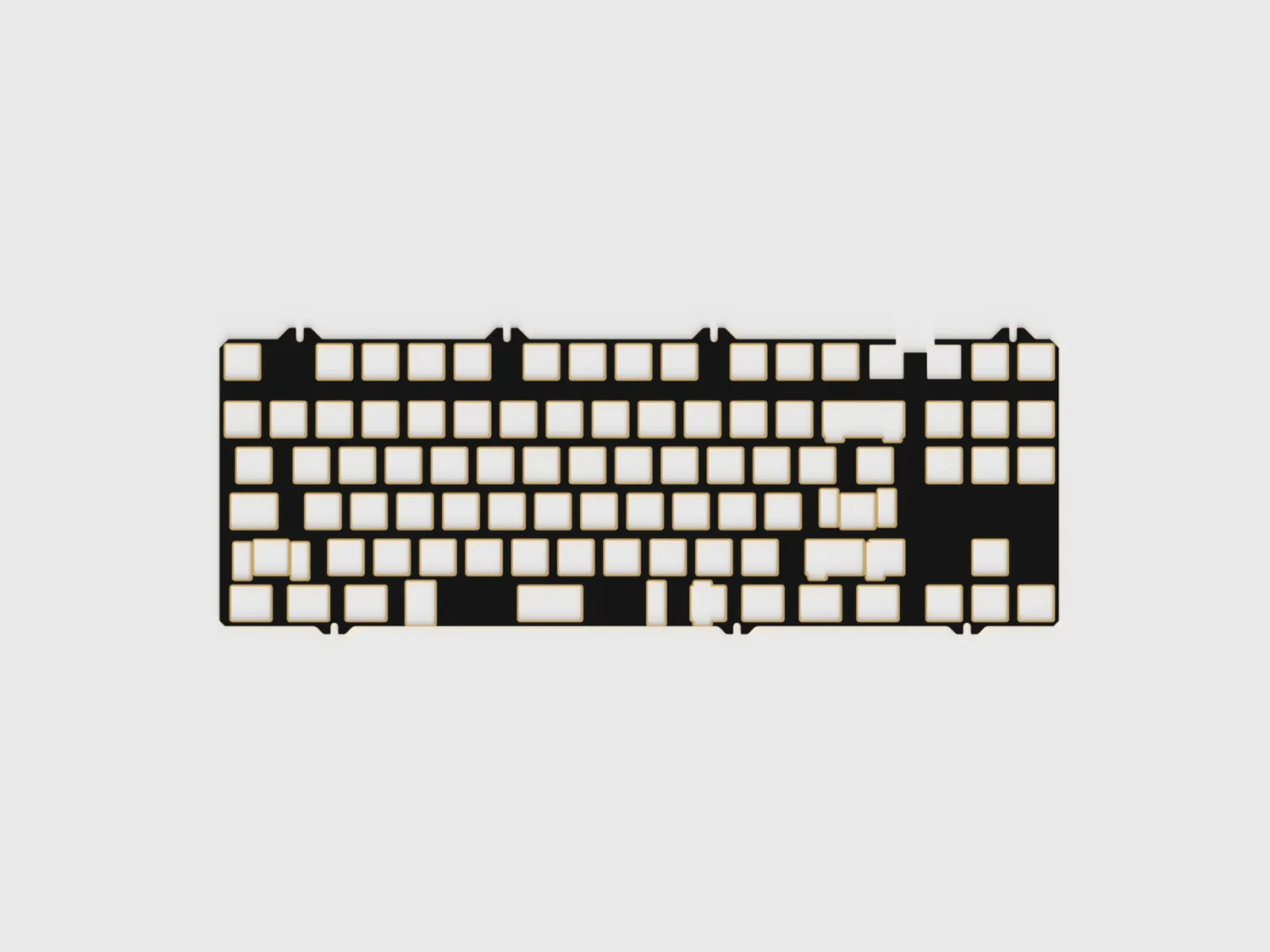 Blaine V2 SE addon tastiera PCB plate foam kit