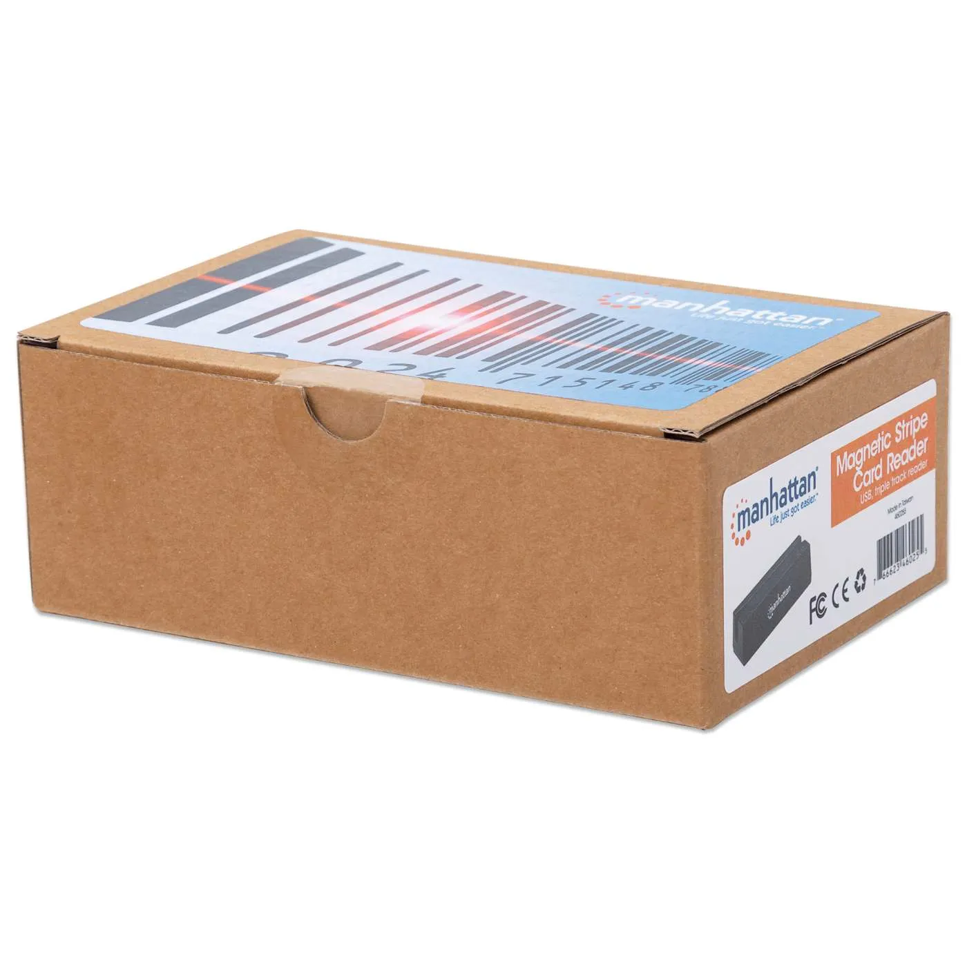 Manhattan Lettore Schede Banda Magnetica USB 3 Tracce