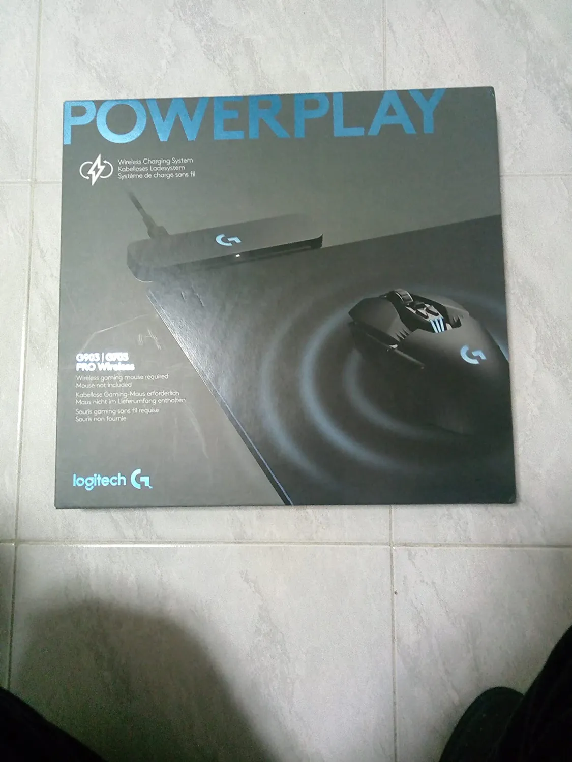 Logitech G POWERPLAY Tappetino Mouse Ricarica Wireless 275x300 mm