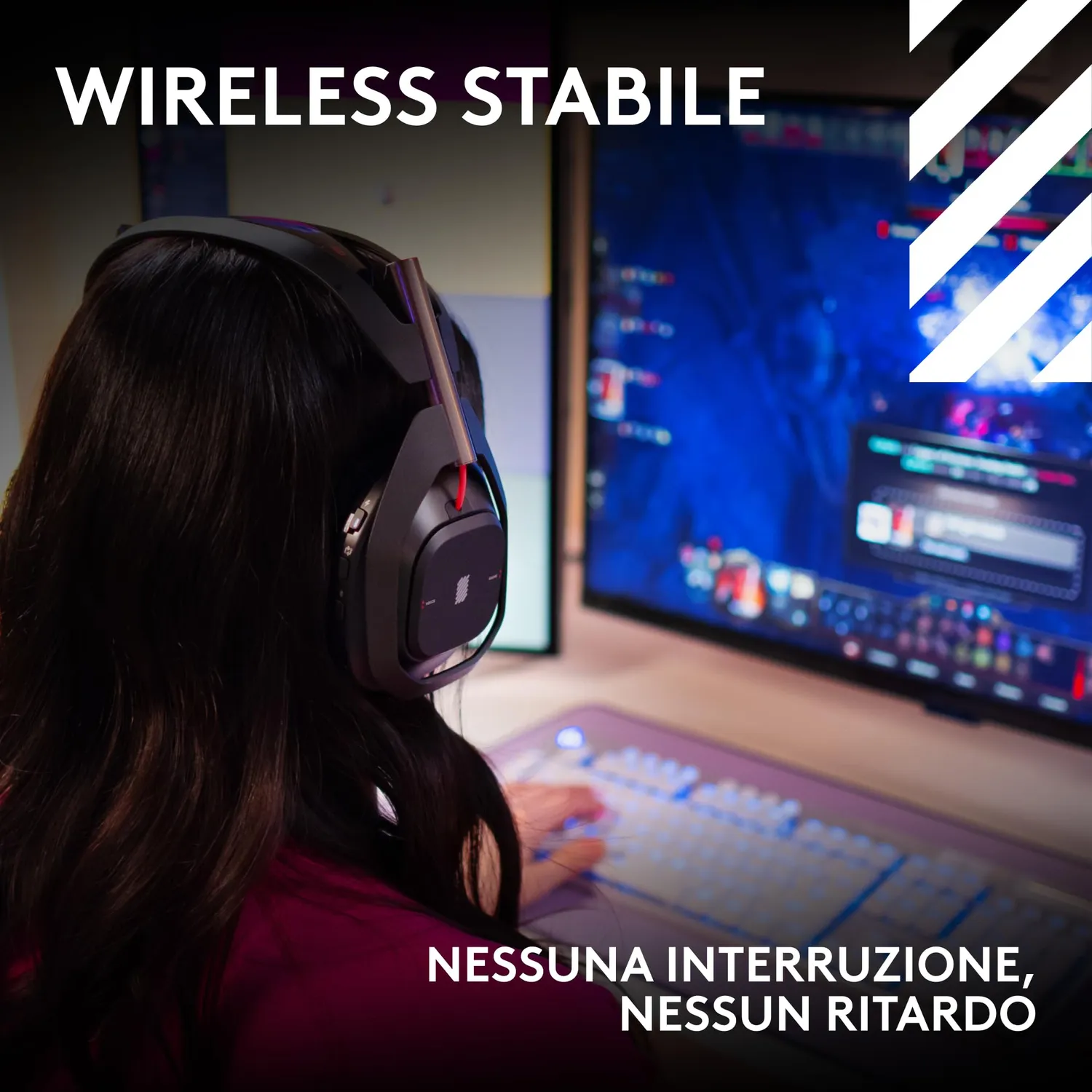Logitech G Astro A50 cuffie gaming wireless base 24 bit