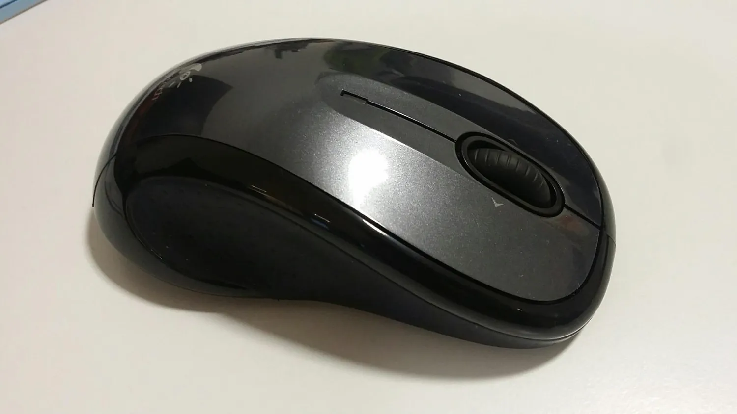 Logitech M510 mouse wireless laser ergonomico grigio