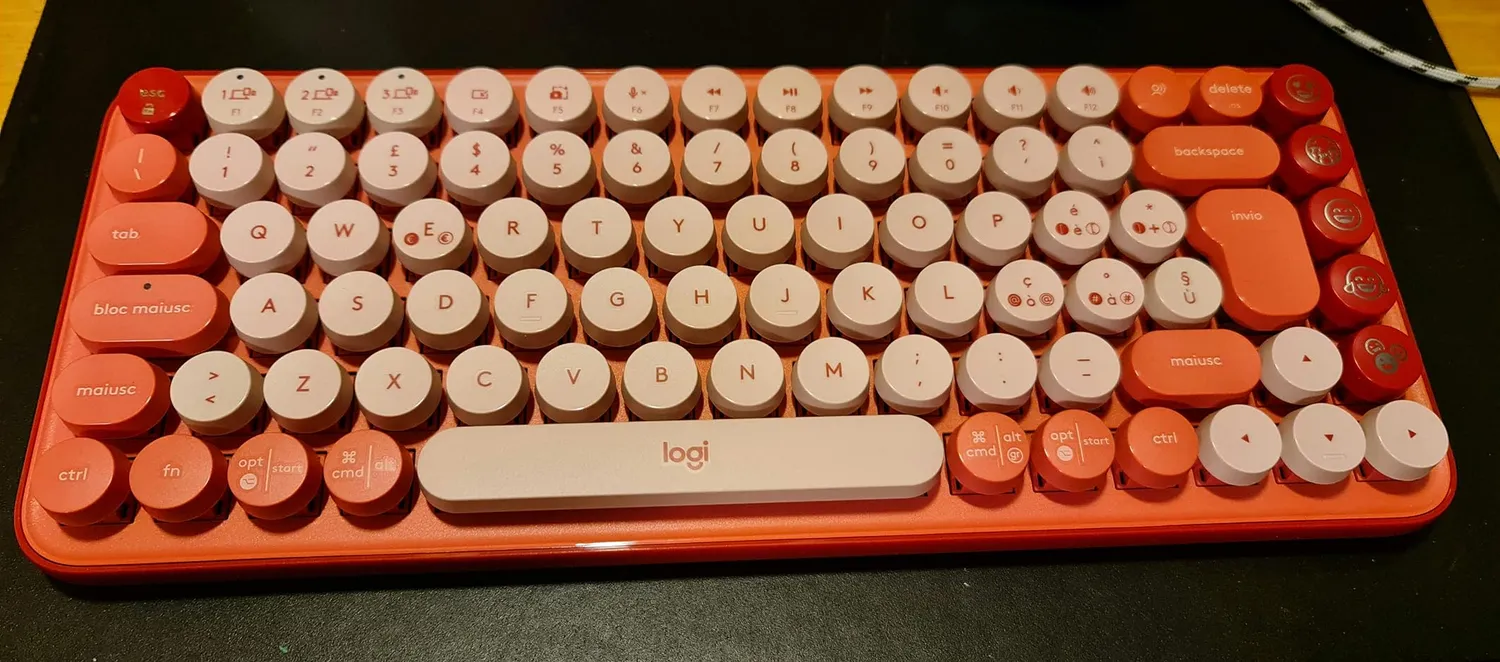 Logitech POP Keys tastiera meccanica wireless Blast ITA