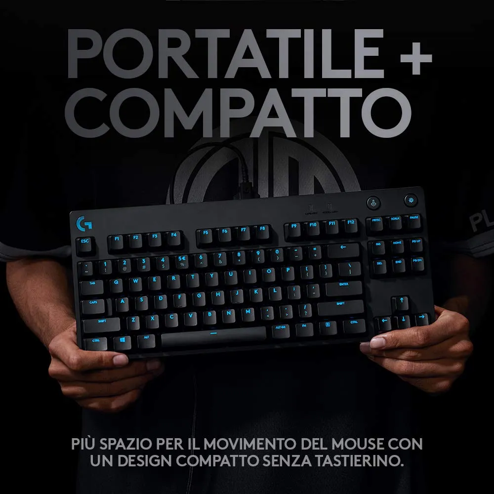 Logitech G PRO TKL tastiera gaming meccanica ITA nero GX Blue