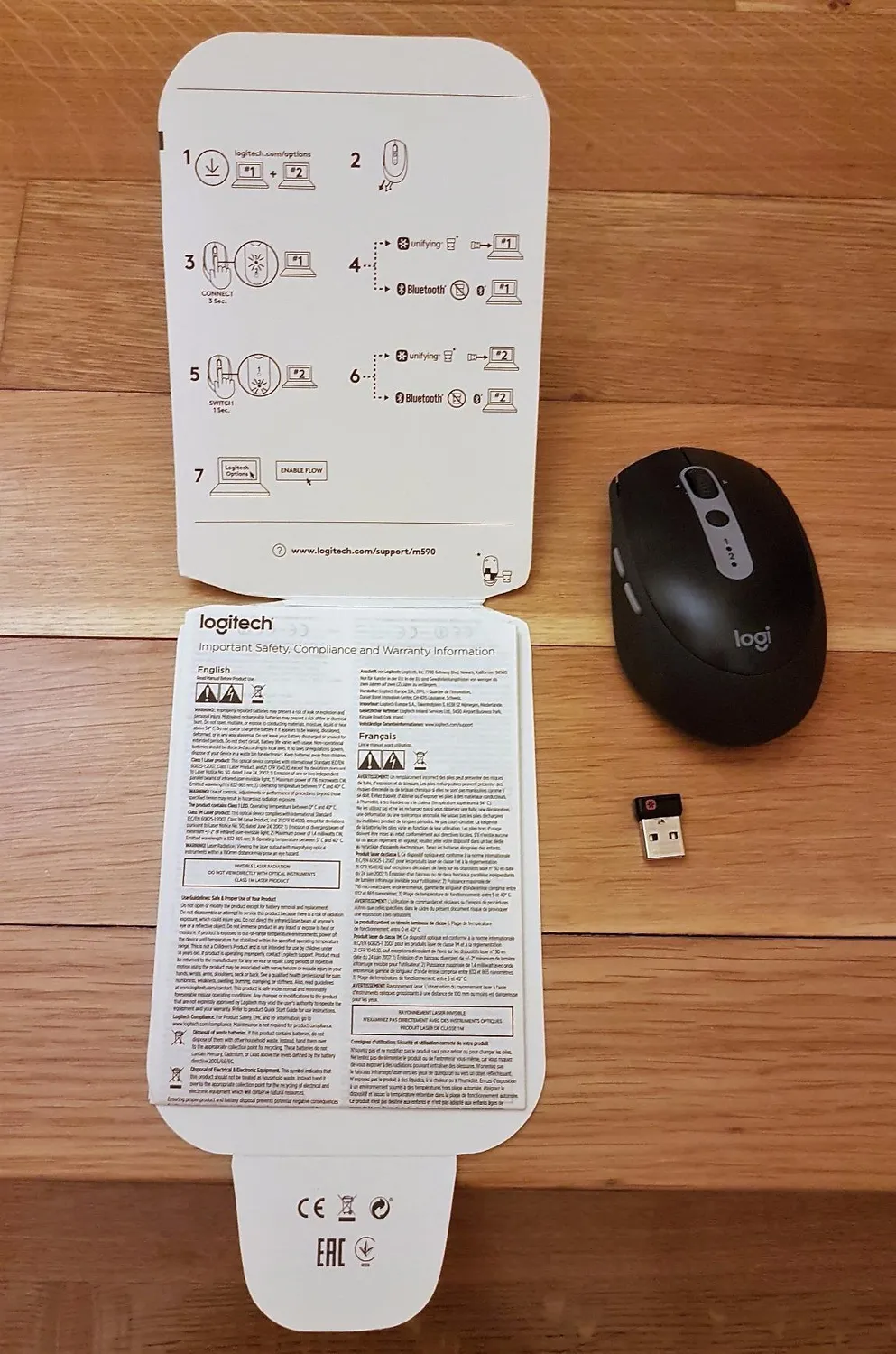 Logitech M590 Mouse Wireless Silenzioso Grafite multidevice